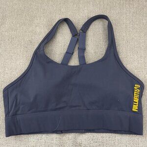 FULLAFIT Tennis Athletic Crop Top - Midnight Blue, Size L